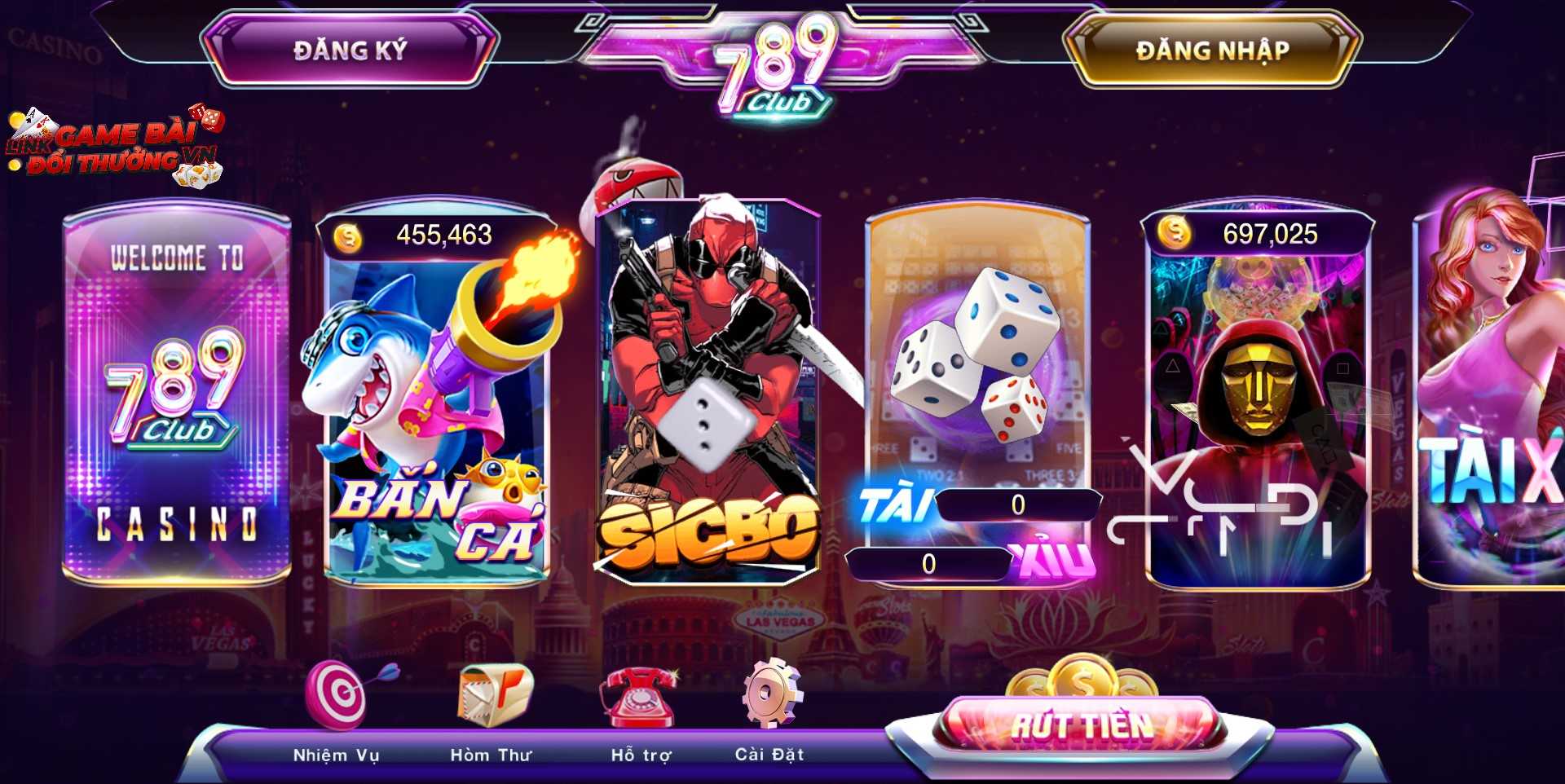 Cổng game bài đổi thưởng 789 Club