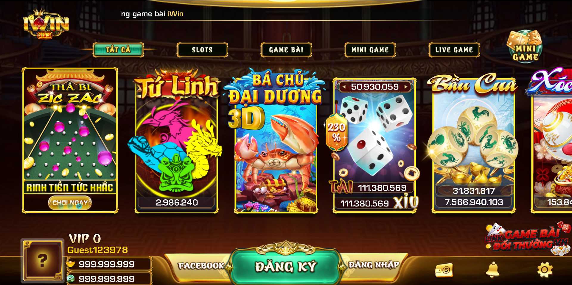 Cổng game bài đổi thưởng IWIN Club