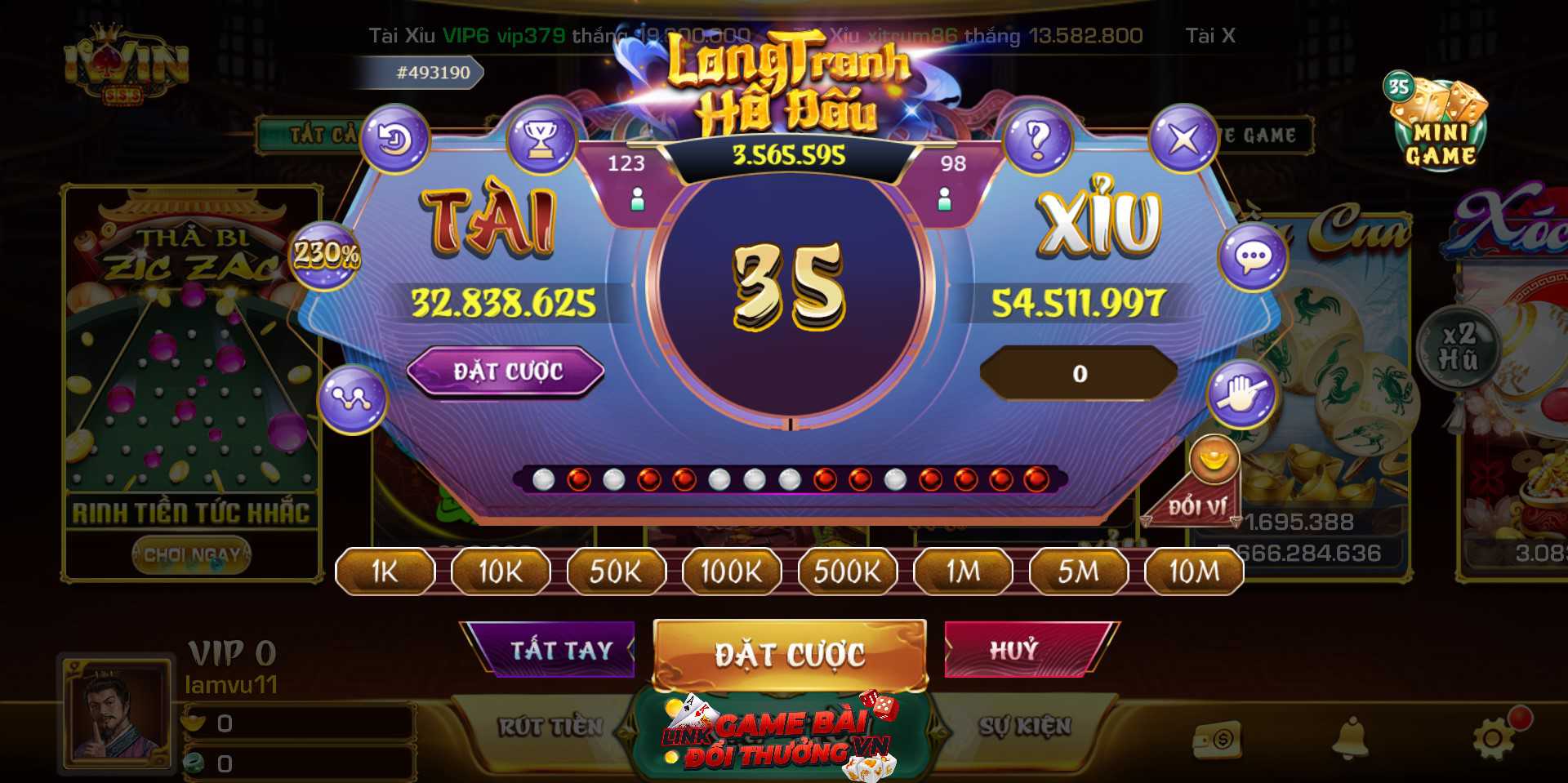 Game Tài Xỉu tại IWIN Club